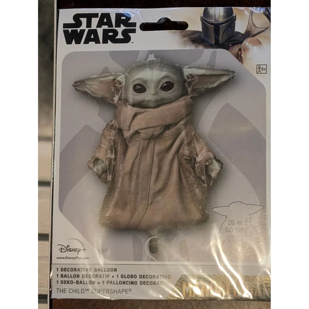 Star Wars The Mandalorian Grogu Party Supplies Banner Tablecloth Balloons Set